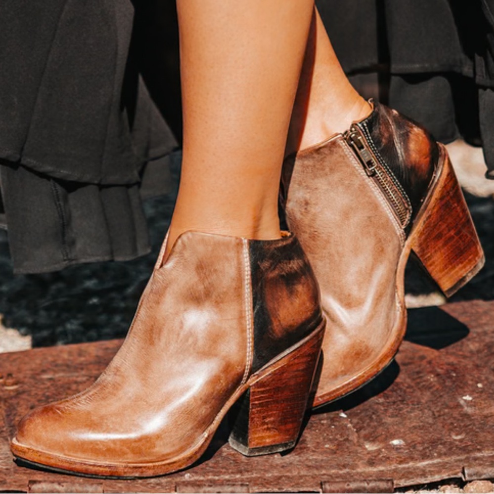 Freebird Detroit Two Toned Booties